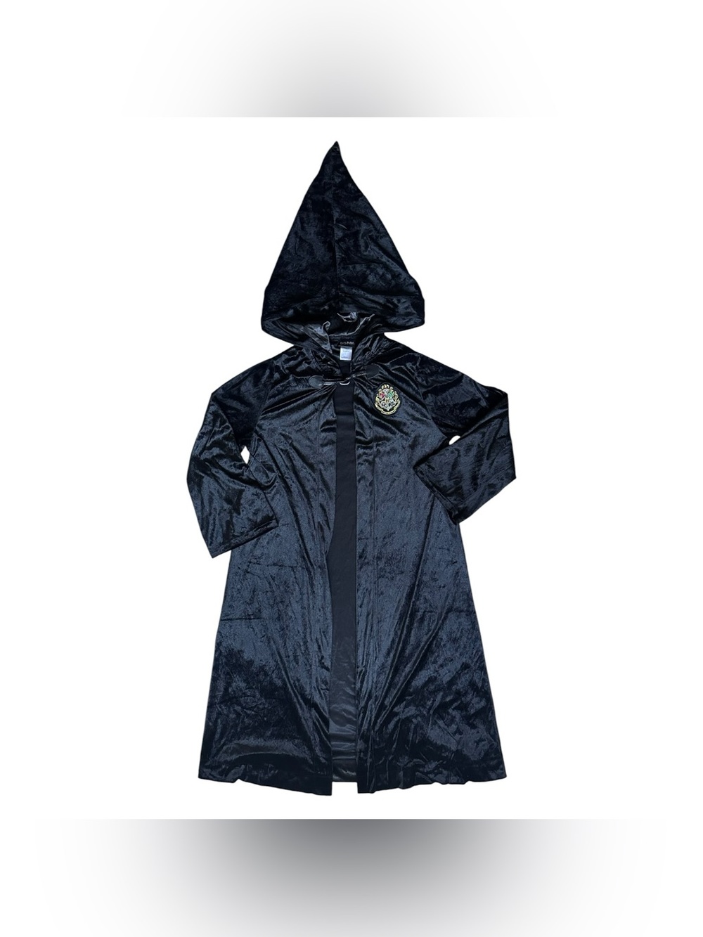 Harry Potter Hogwarts Wizard Robe Black Hooded Size L Jerry Leigh